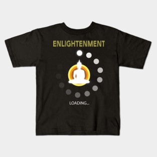 Enlightenment Meditation Yoga Kids T-Shirt